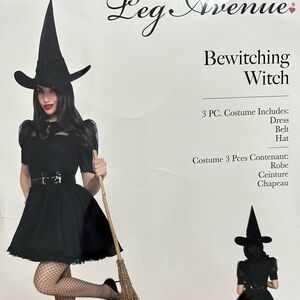 Bewitching Witch Adult/Teens Costume - Black